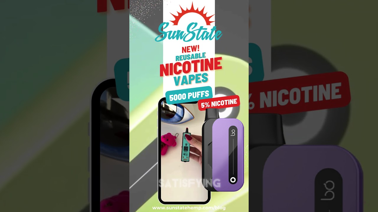 "The best-flavored nicotine vape of 2024 with 5000 puffs." 