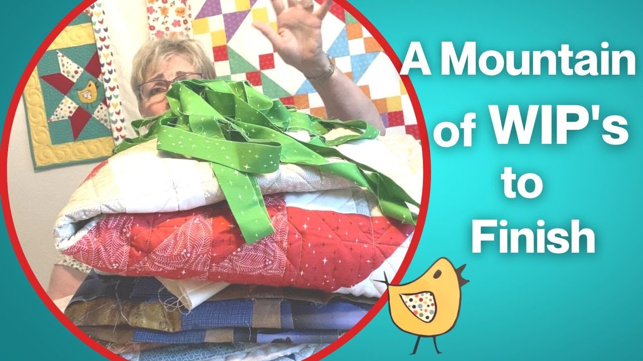 Two Tools I Used To Finish My Mountain Of Quilting WIP's - Works In Progress