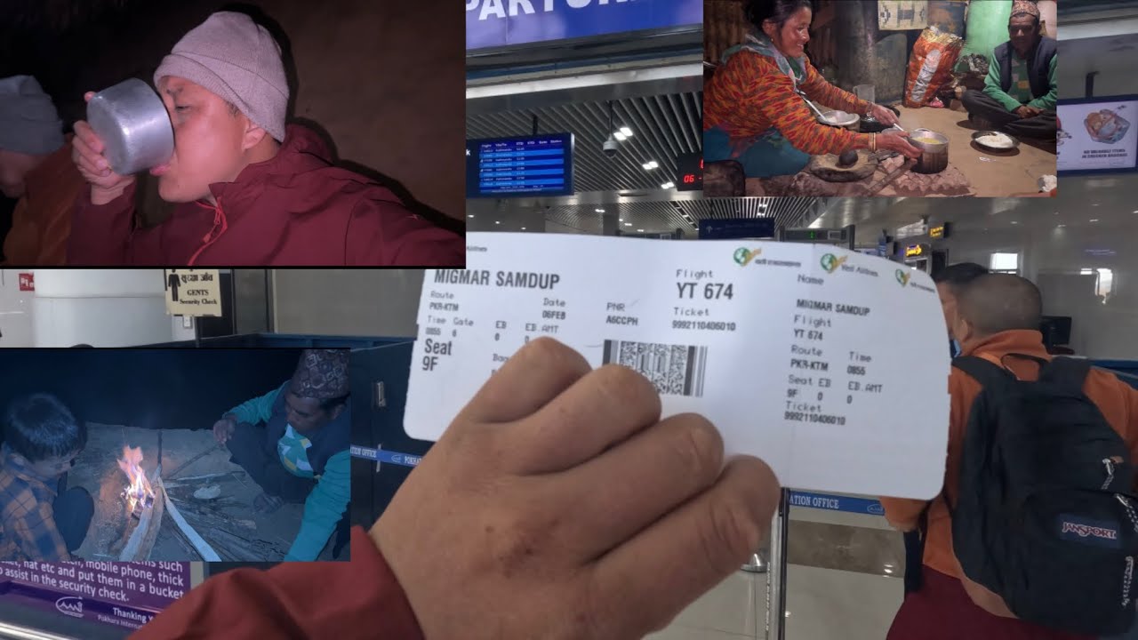 Pokhara to Kathmandu Flight | Yeti Airlines/Nuwakot)#migmarsamdup 