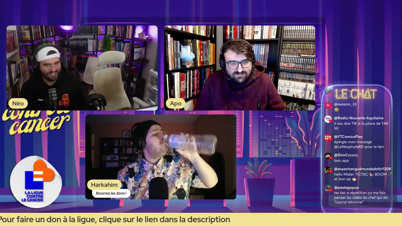 LIVE 28H CONTRE LE CANCER - Plein de cadeaux et d'invités