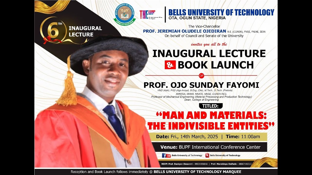 6TH INAUGURAL LECTURE