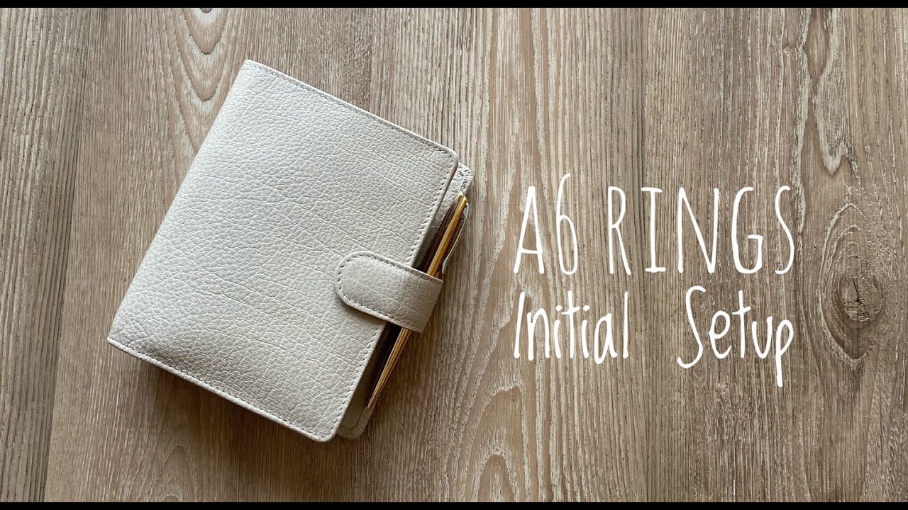 Initial Setup of my A6 VDS Ring Planner in Poussiere