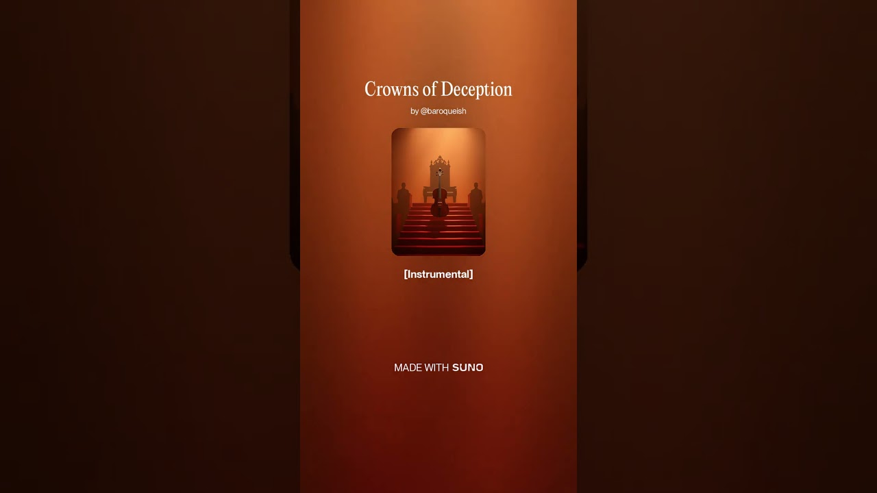 Crowns of Deception #edm #orchestra #cello #electronicmusic #baroque #cover #music #emo #emotional