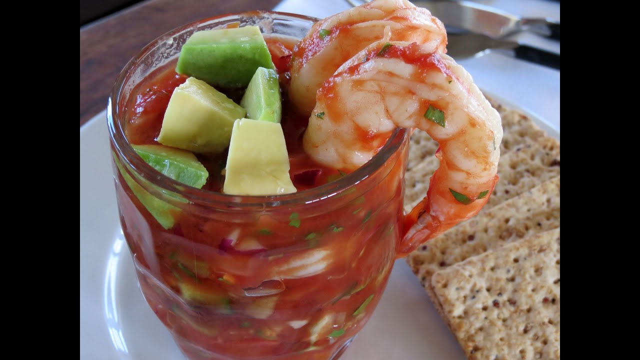 Mexican Shrimp Cocktail - The Frugal Chef