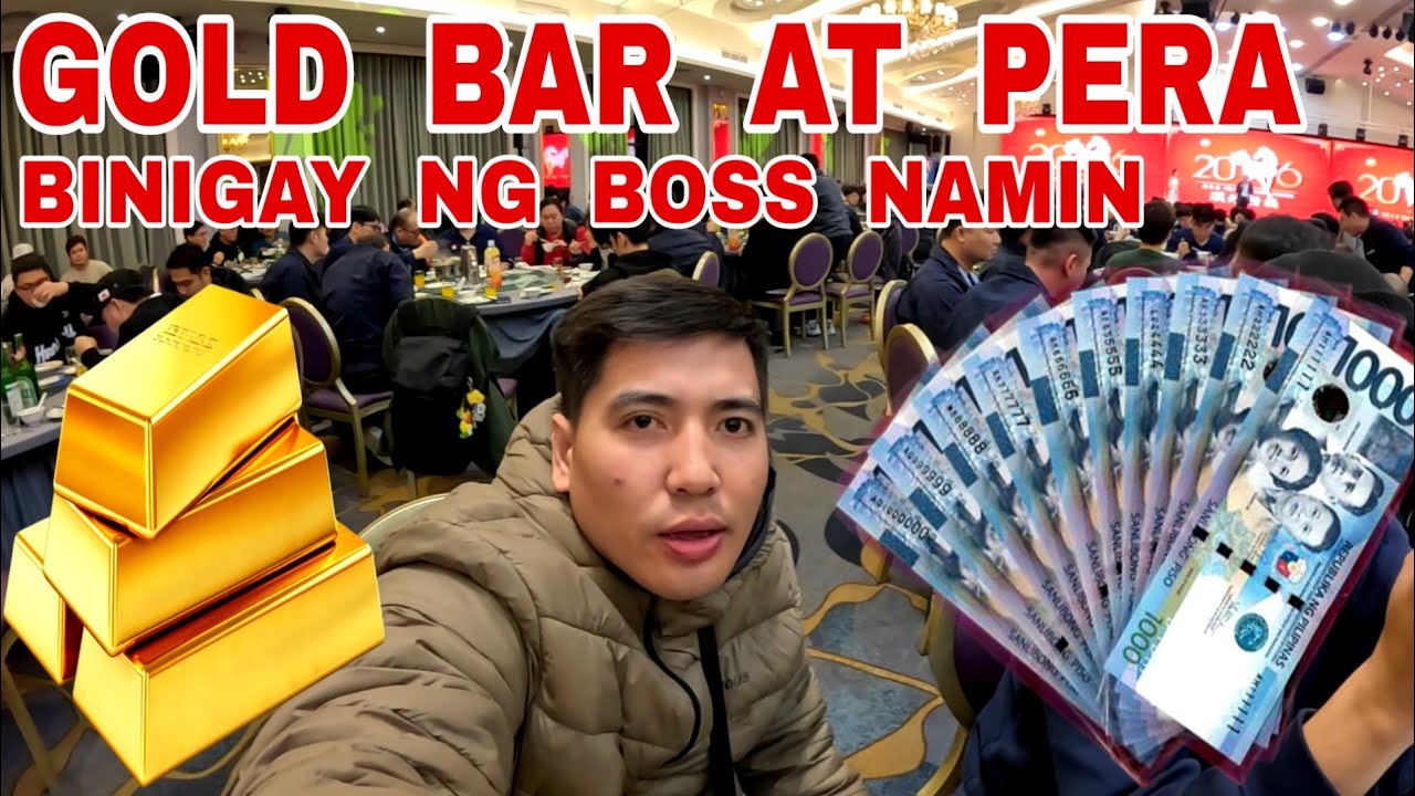 Milyonaryong Boss Namin Sa Taiwan Namigay Ng Mga Gold Bar At Pera