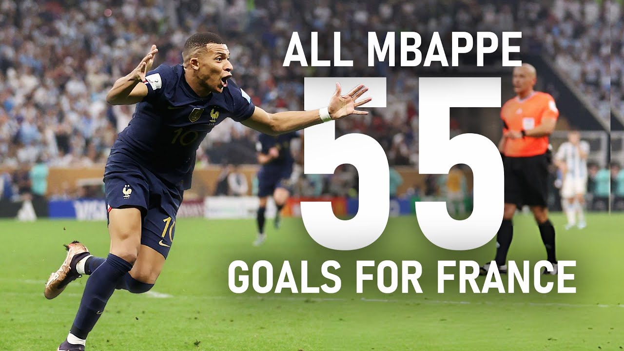 KYLIAN MBAPPE ALL 55 INTERNATIONAL GOALS FOR FRANCE | 1080p HD