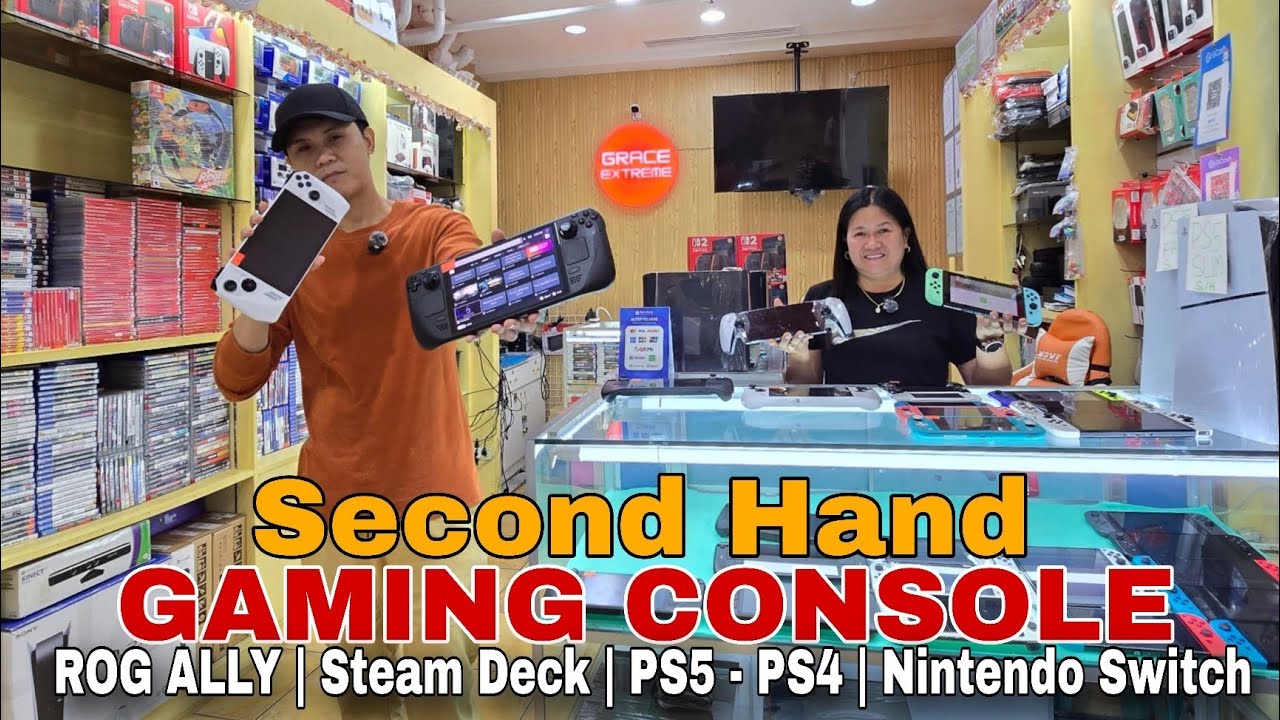 Second Hand Gaming Console | ROG Ally | Steam Deck | PS5 PS4 | Nintendo Switch OLED