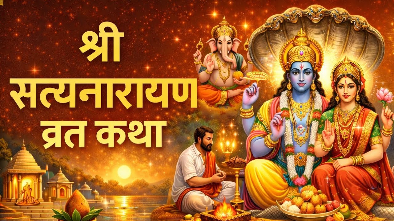 श्री सत्यनारायण भगवान व्रत कथा || Shree Satyanarayan Vrat Katha