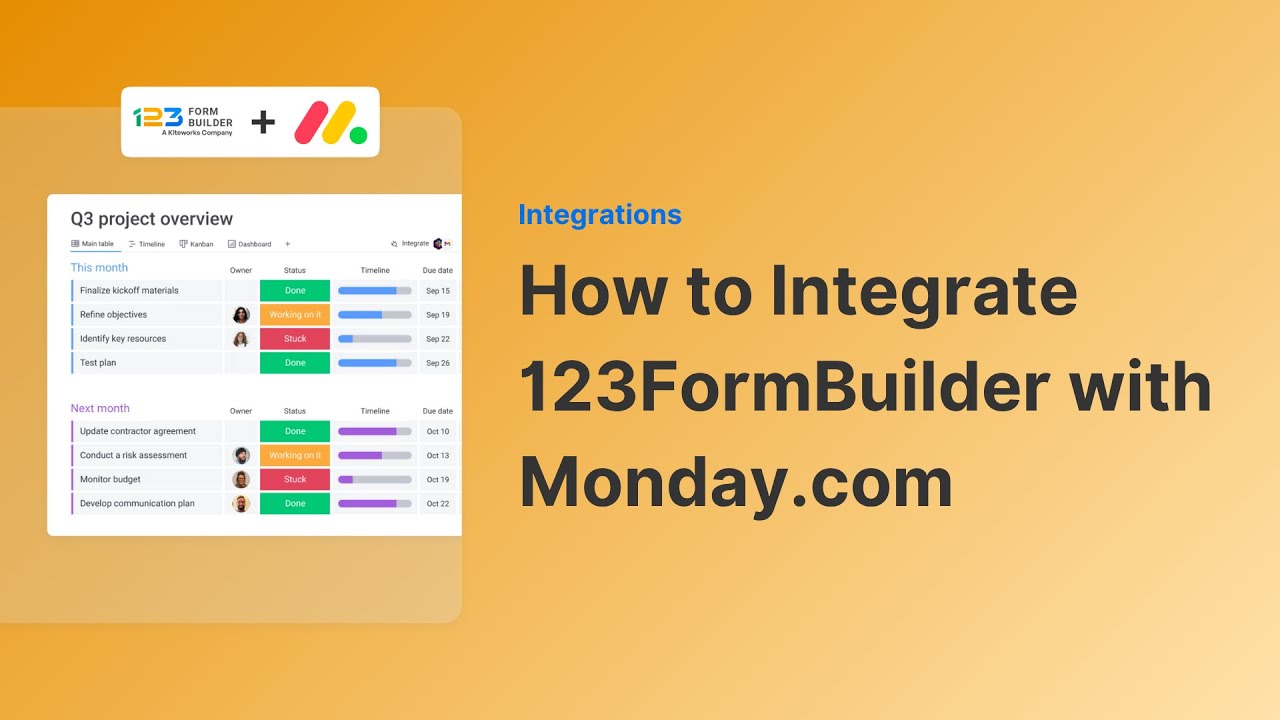 How to Integrate 123FormBuilder with Monday.com via Zapier (Step-by-Step Tutorial) | 123FormBuilder