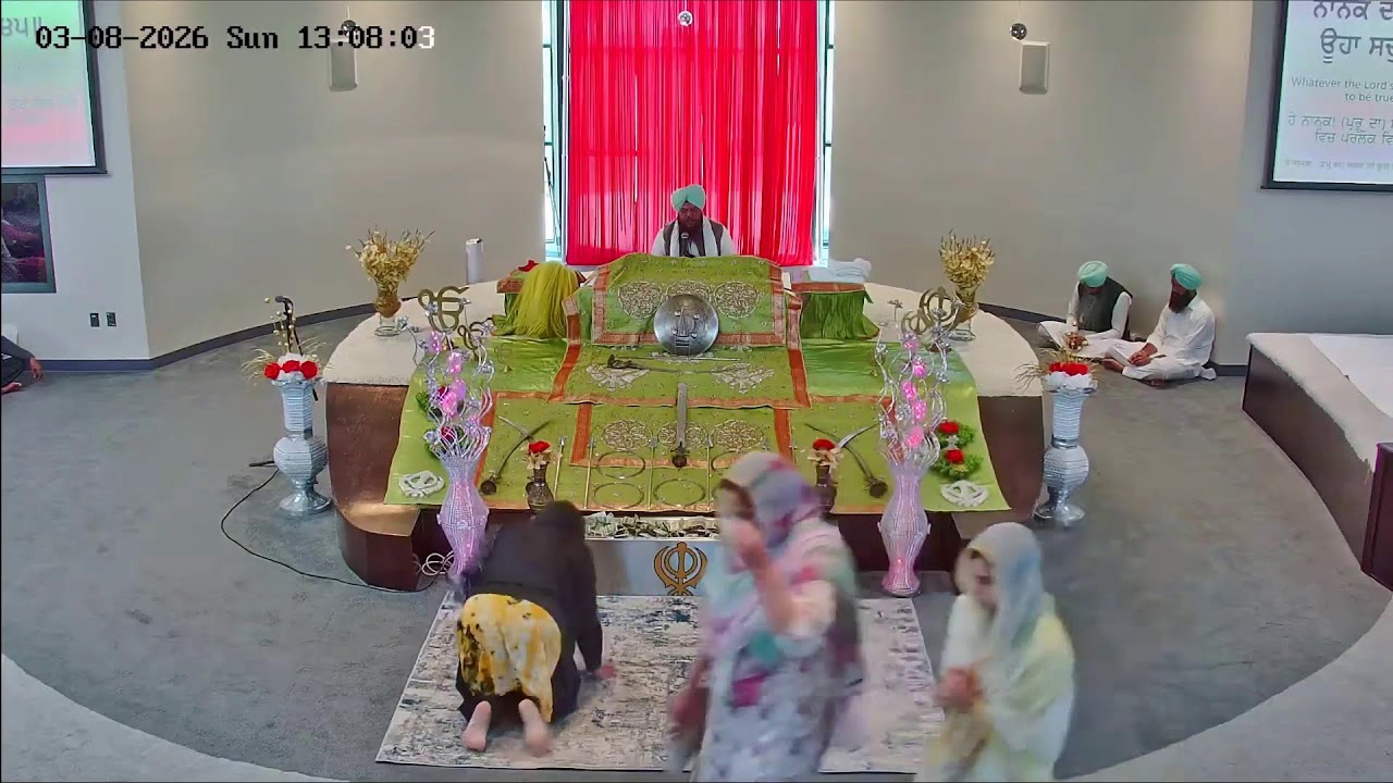 Gurdwara Sahib Kansas Live Telecast Sunday Diwan Mar 08,  2026