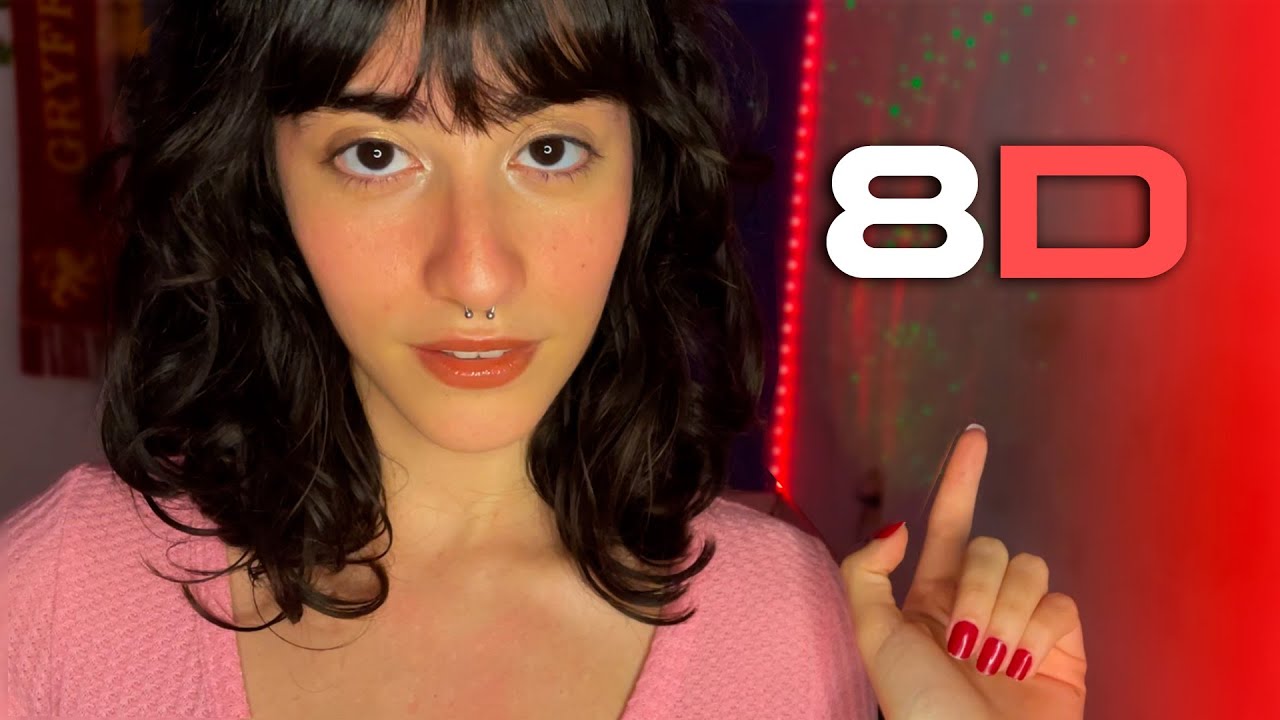 ASMR em 8d (SONS que VÃO de ORELHA a ORELHA) 💤