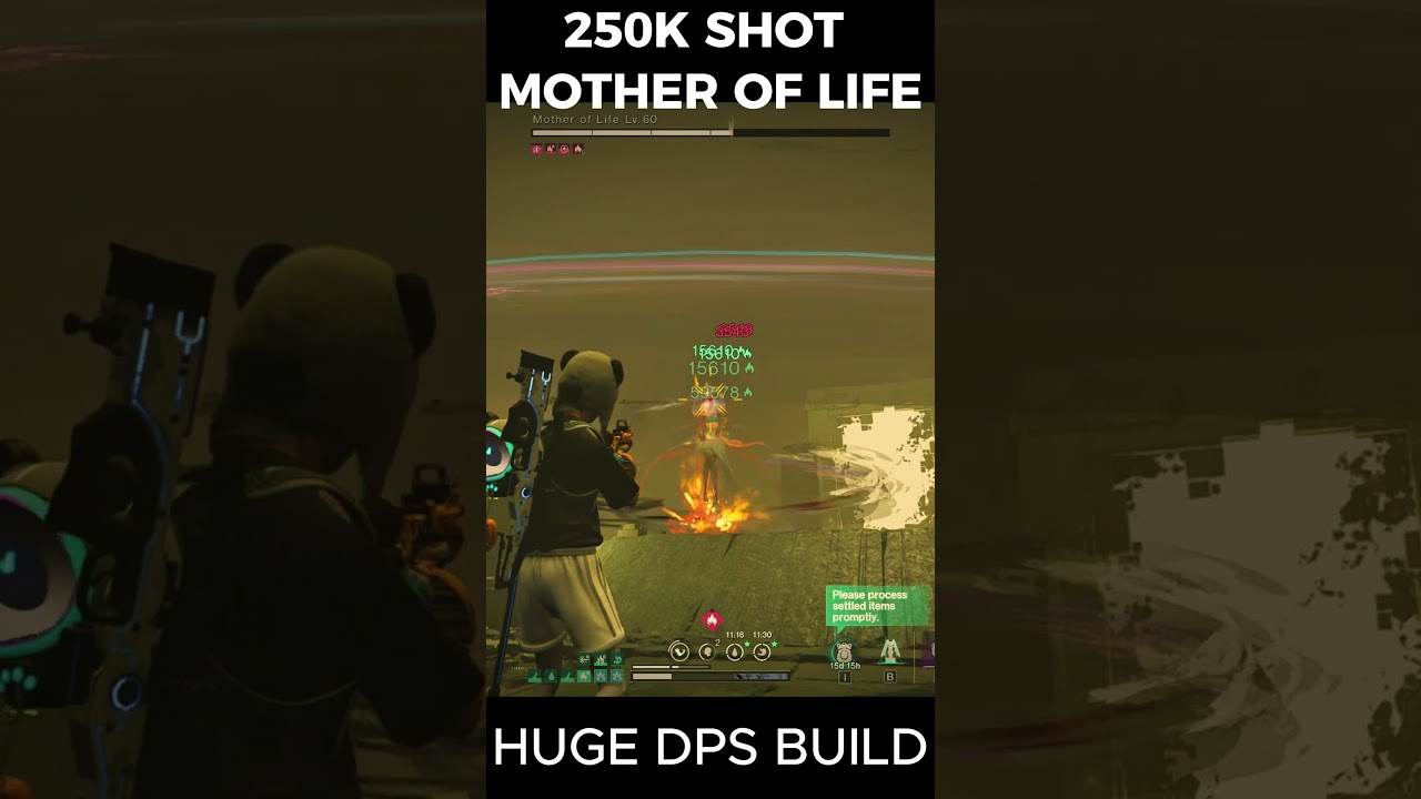 ONCE HUMAN LEA LAB MOTHER OF LIFE HUGE DPS SHOT 230K #shortsfeed #gaming #oncehuman