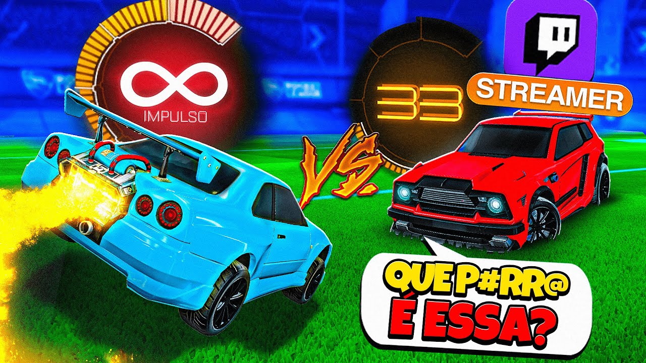 TROLEI STREAMERS USANDO BOOST INFINITO SEM ELES SABEREM no ROCKET LEAGUE