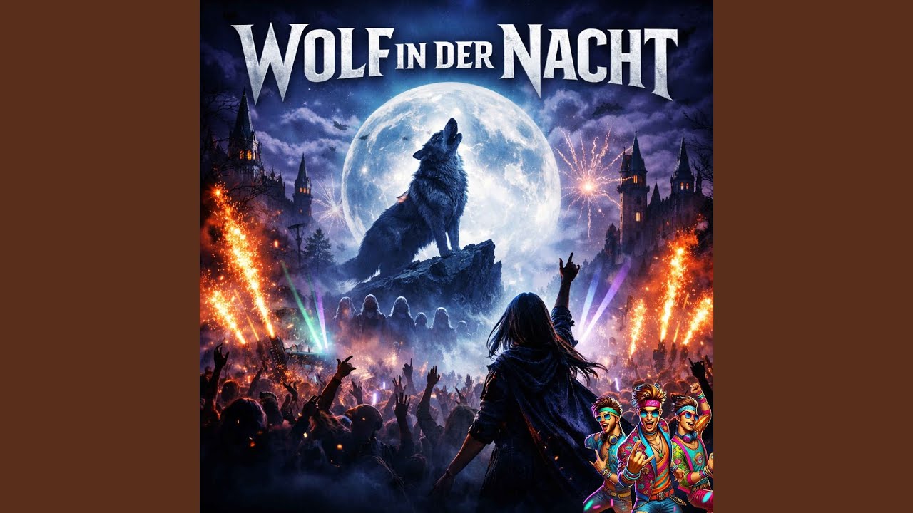 Wolf in Der Nacht