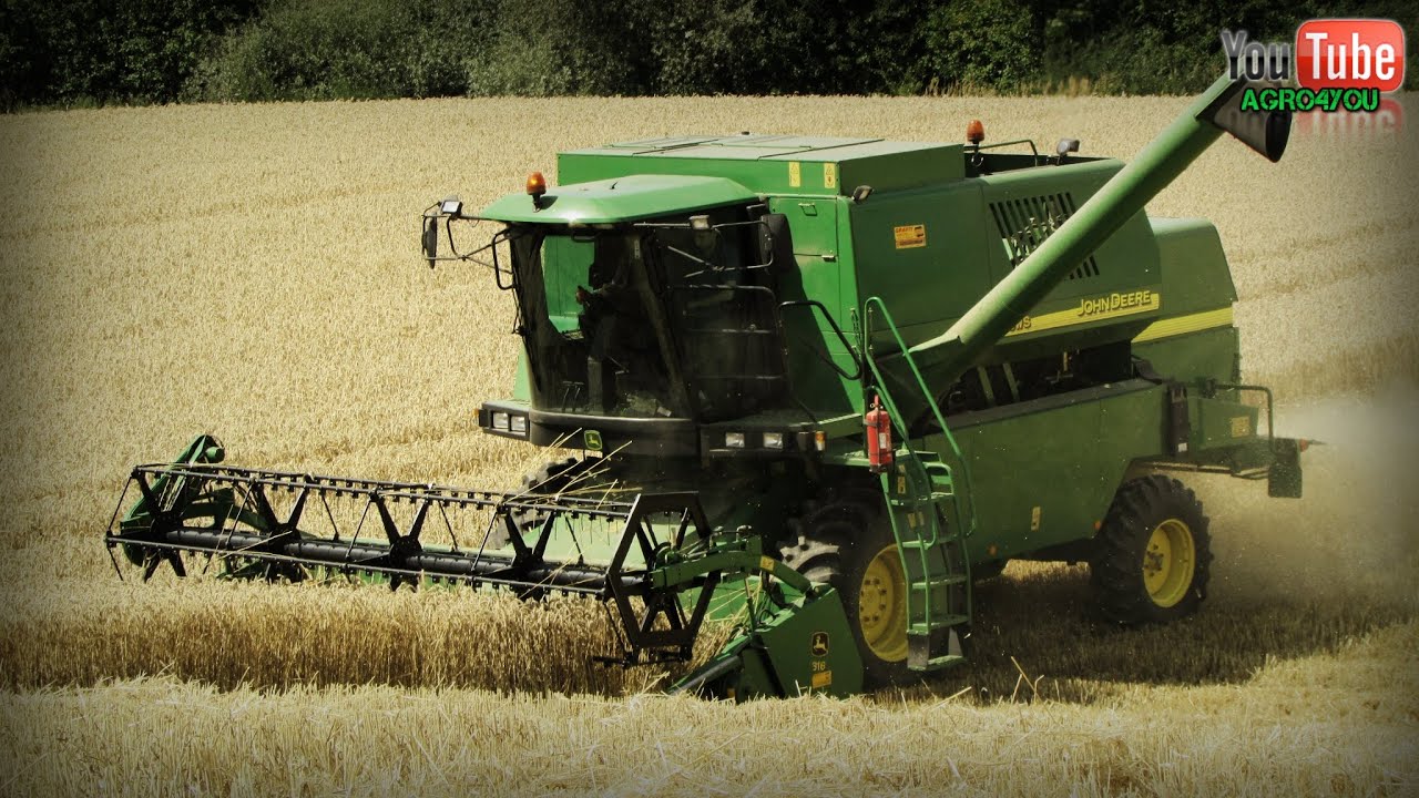 Żniwa 2015 John Deere 1450 CWS & Same Silver 105 vs Metal-Fach 10Ton