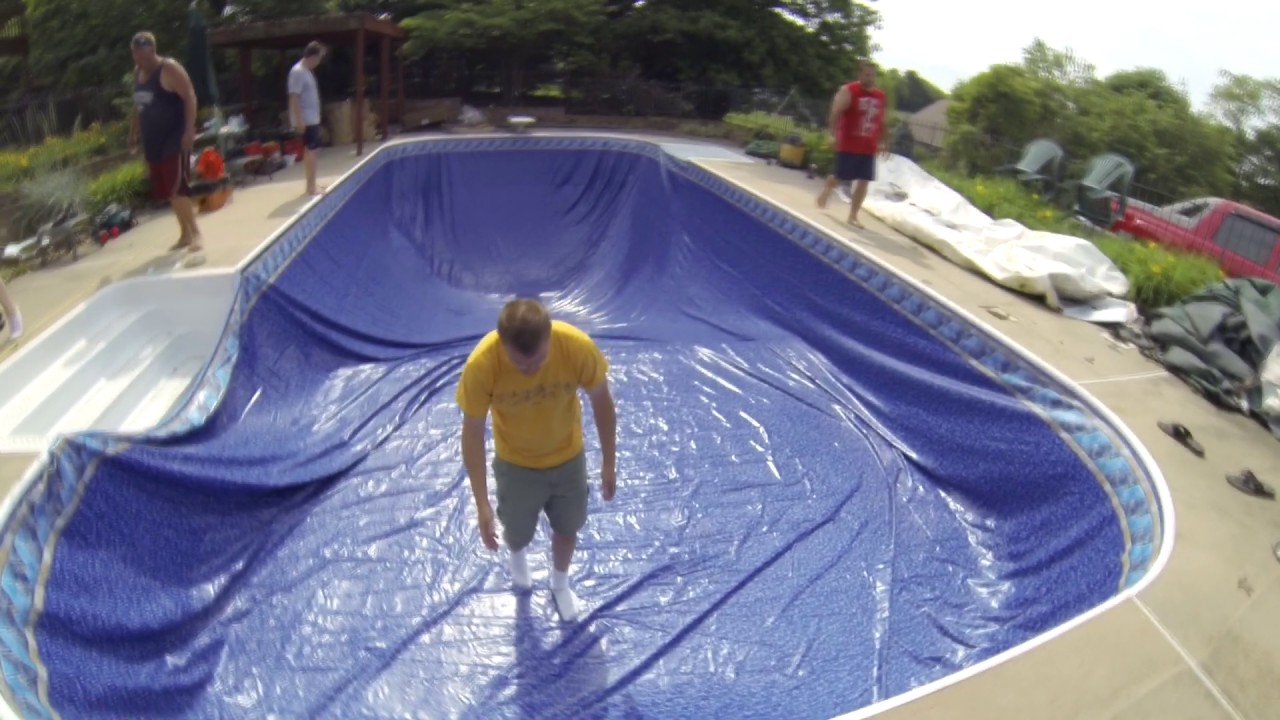 In ground pool liner - install it yourself