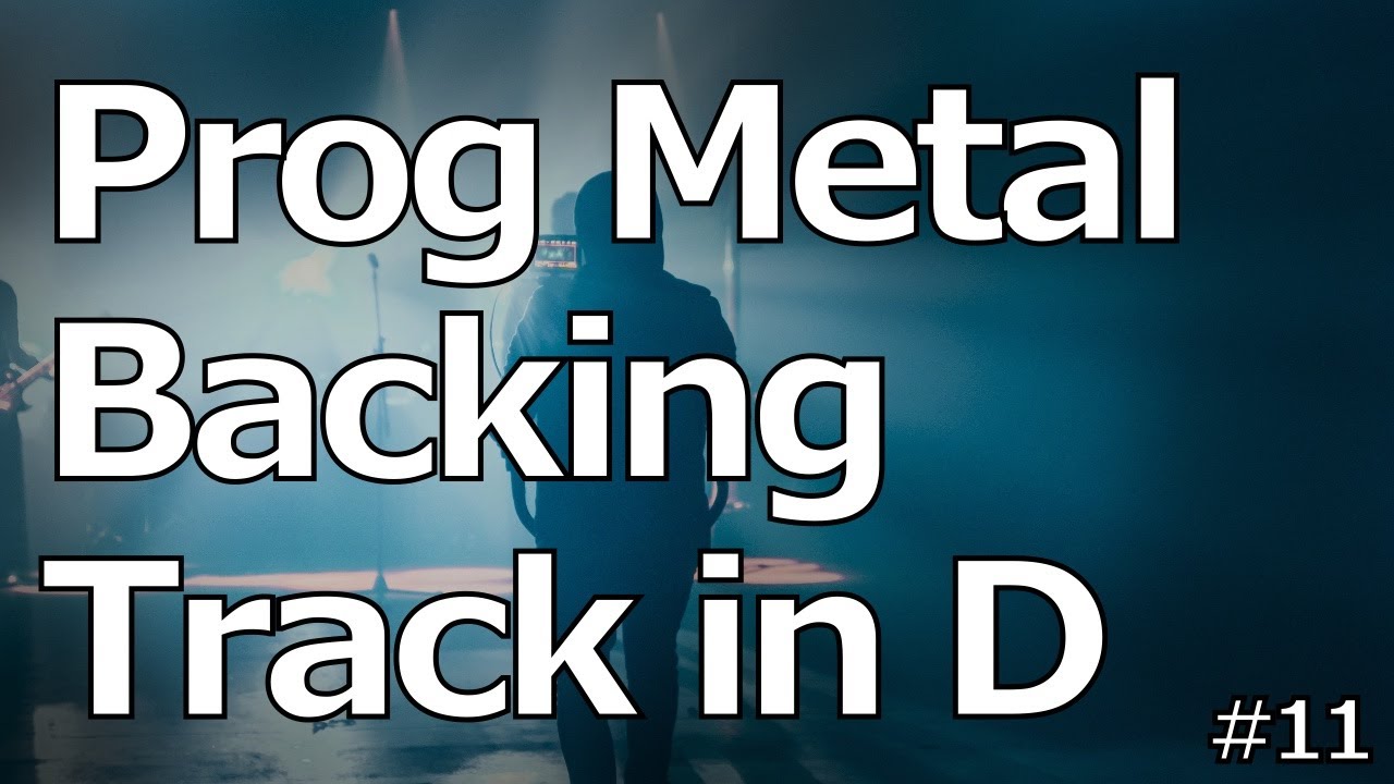 Progressive Metal Style backing track for guitar - learn practice and jam in D #11 - like Opeth!
