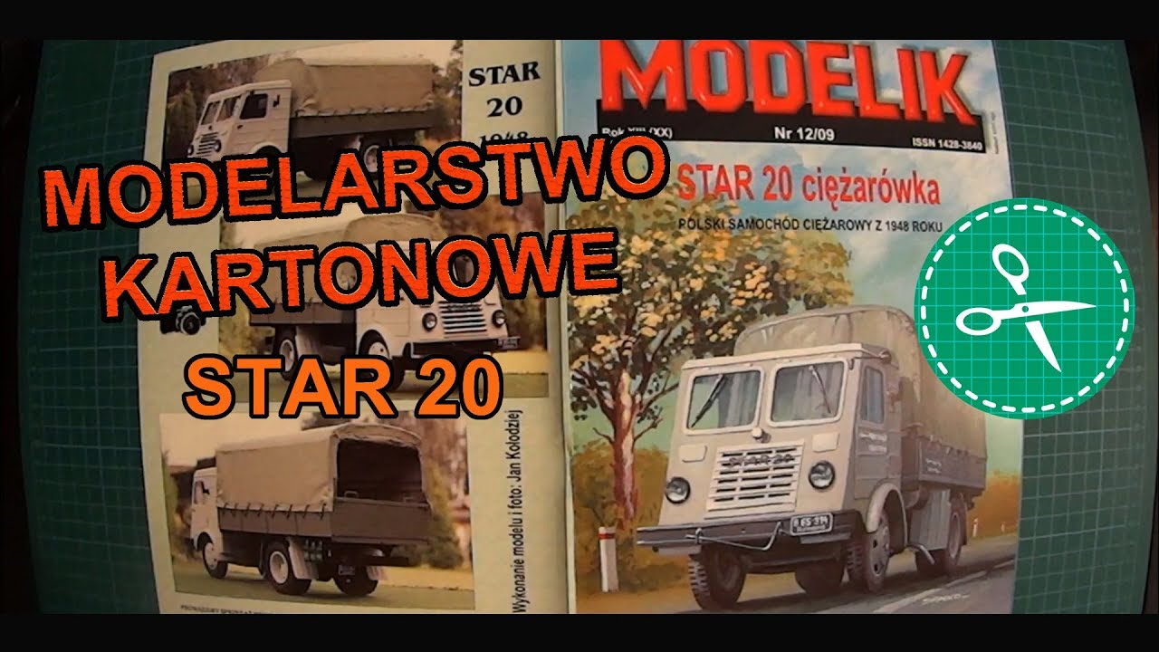 Modelarstwo kartonowe - Modelik Star 20 #1