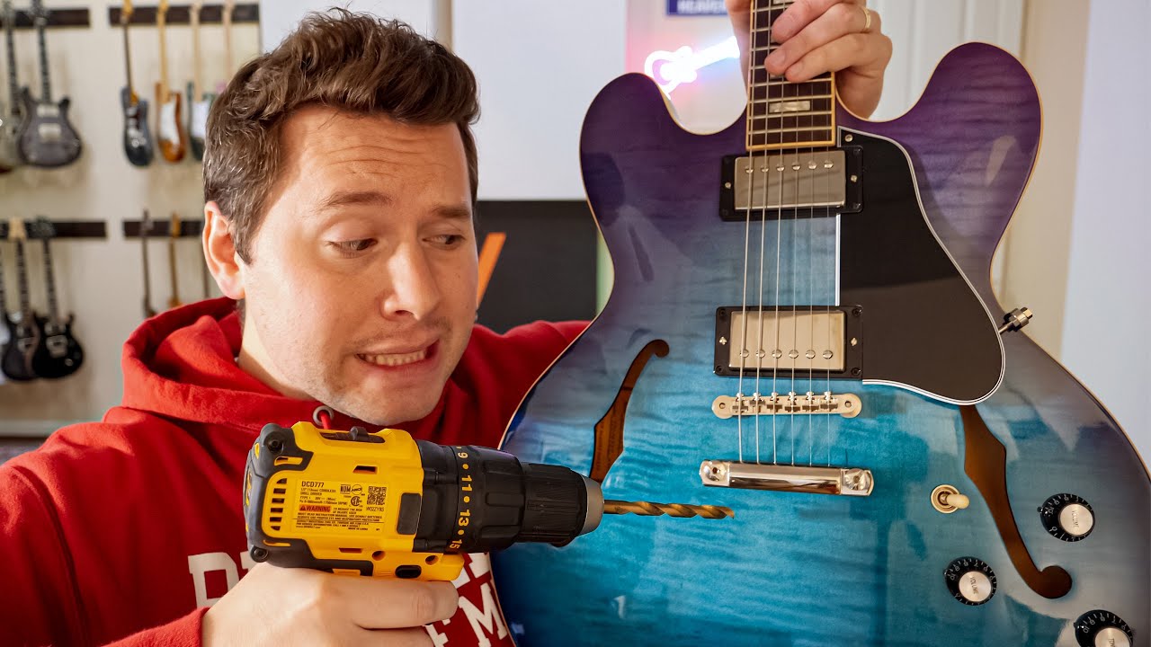 Установка бриджа Bigsby на мою гитару