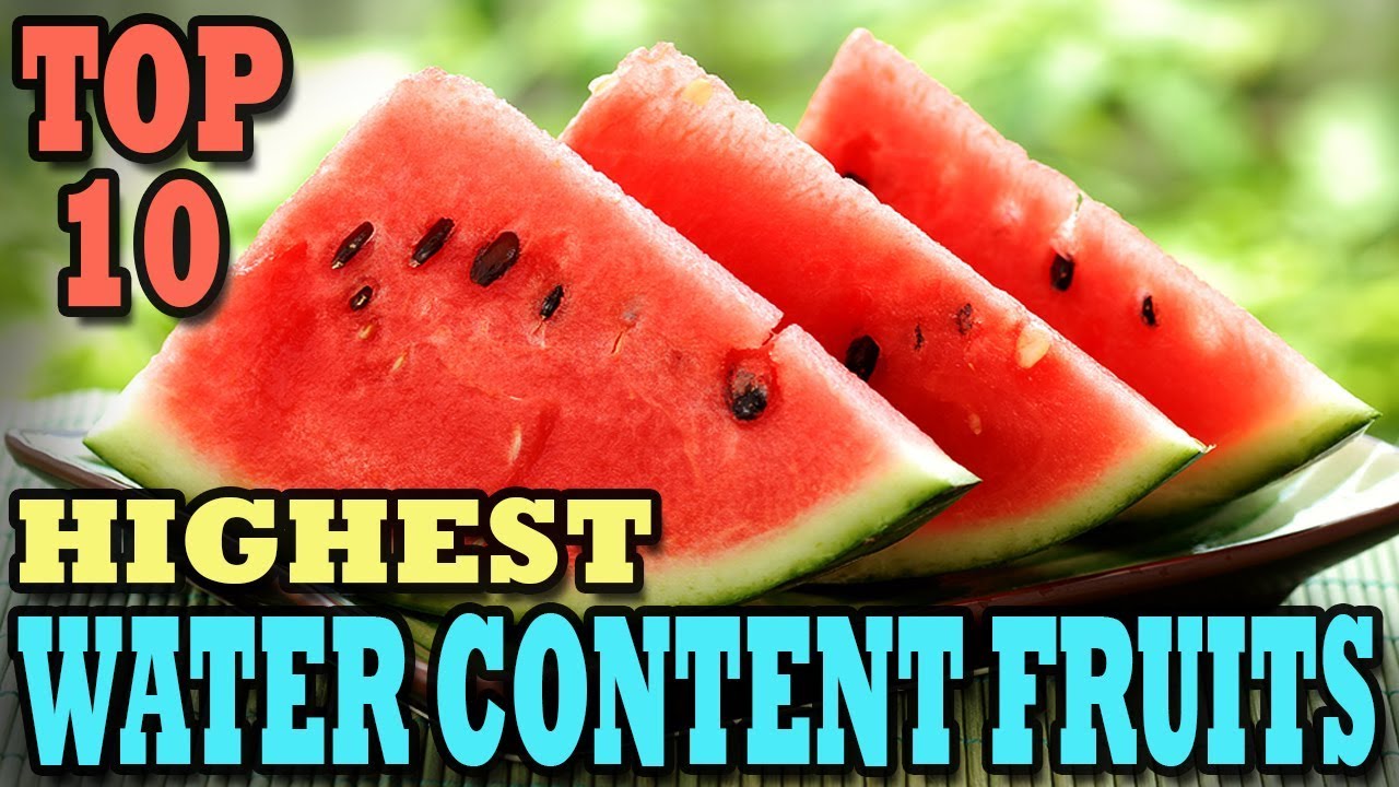 Top 10 Fruits With Highest Water Content || Amazing World
