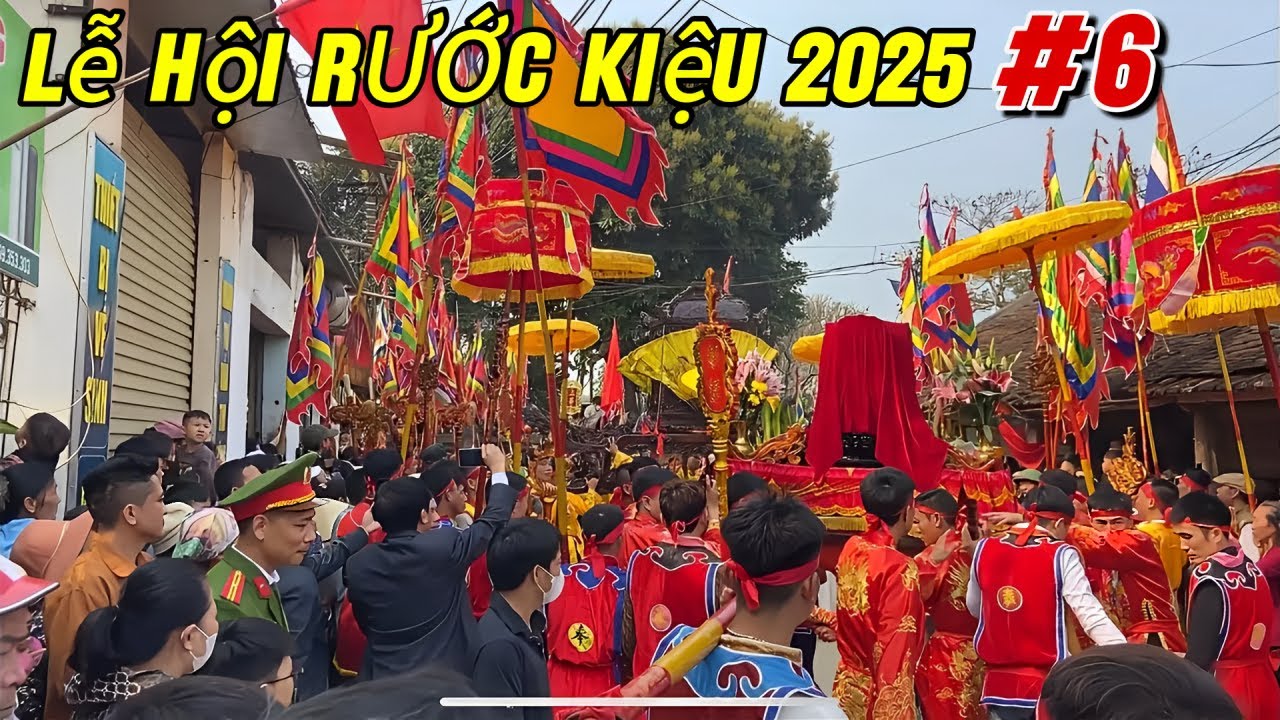 lễ Hội Đền Bà Triệu 2025 - Góc Tâm Linh 5 kiệu tập trung quay tít ngay chỗ này  | #6