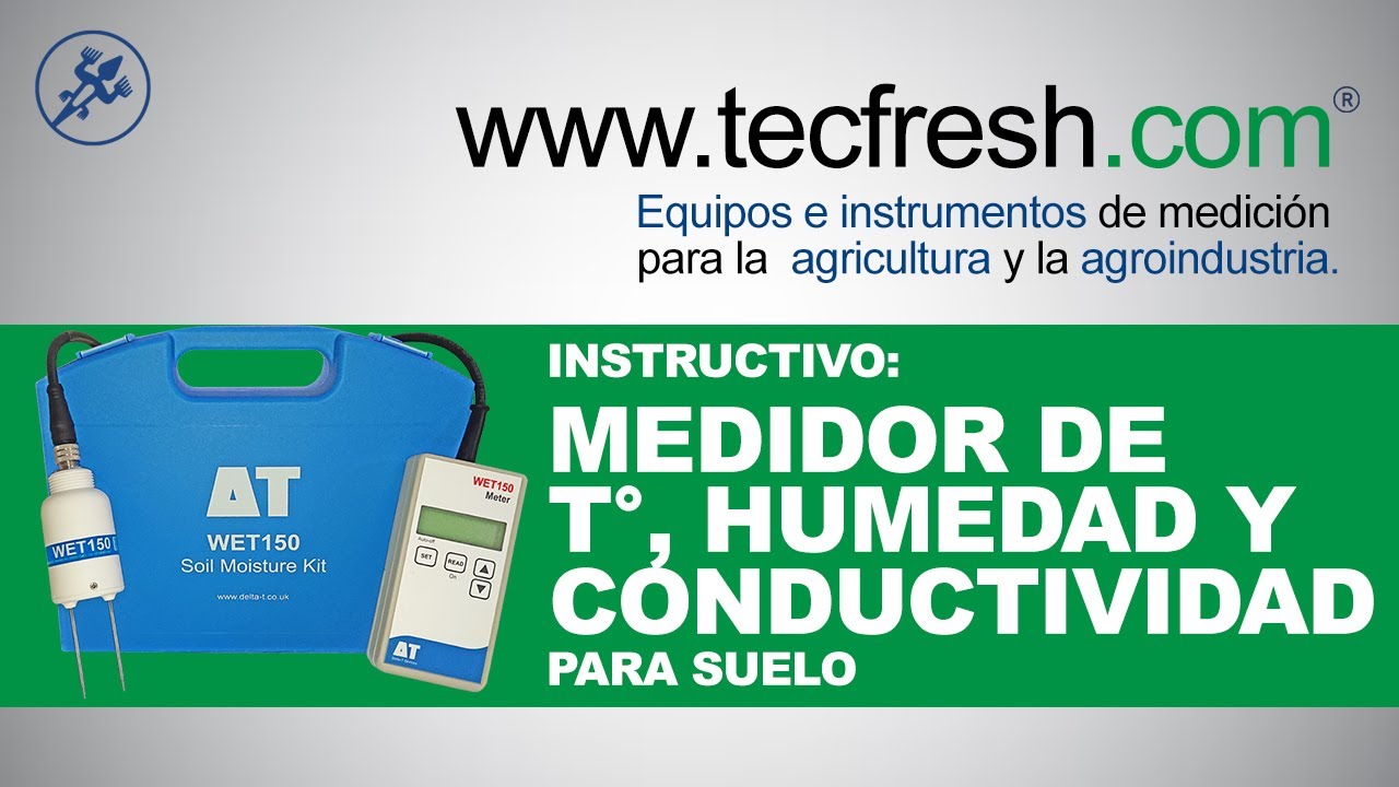 Medidor de Humedad, Conductividad y Temperatura de Suelo WET150