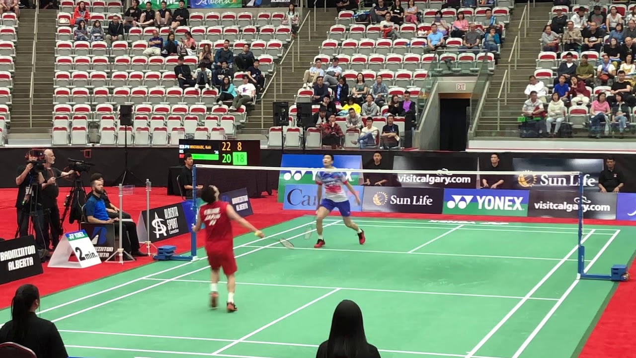 Li Shi Feng vs Koki Watanabe Nice Angle 2019 Canada Open SF