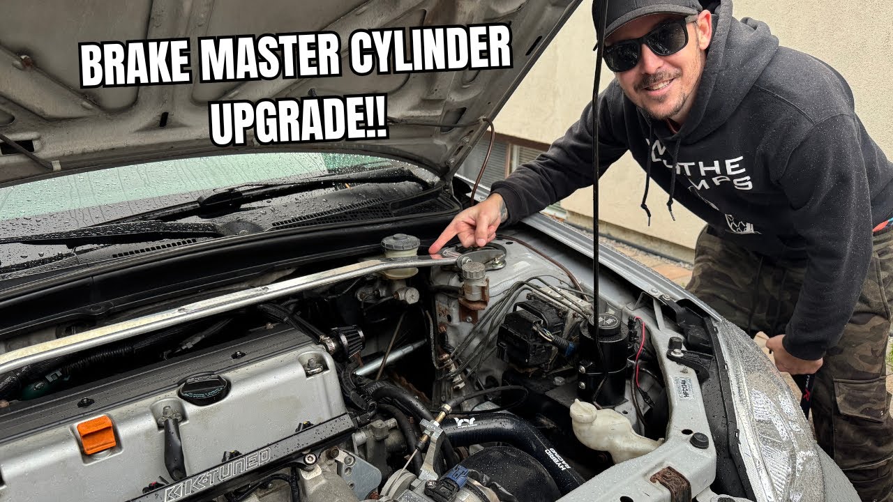 2002 K-Swapped EM2 Civic Gets RSX Type S Brake Master Cylinder Up-Grade!!