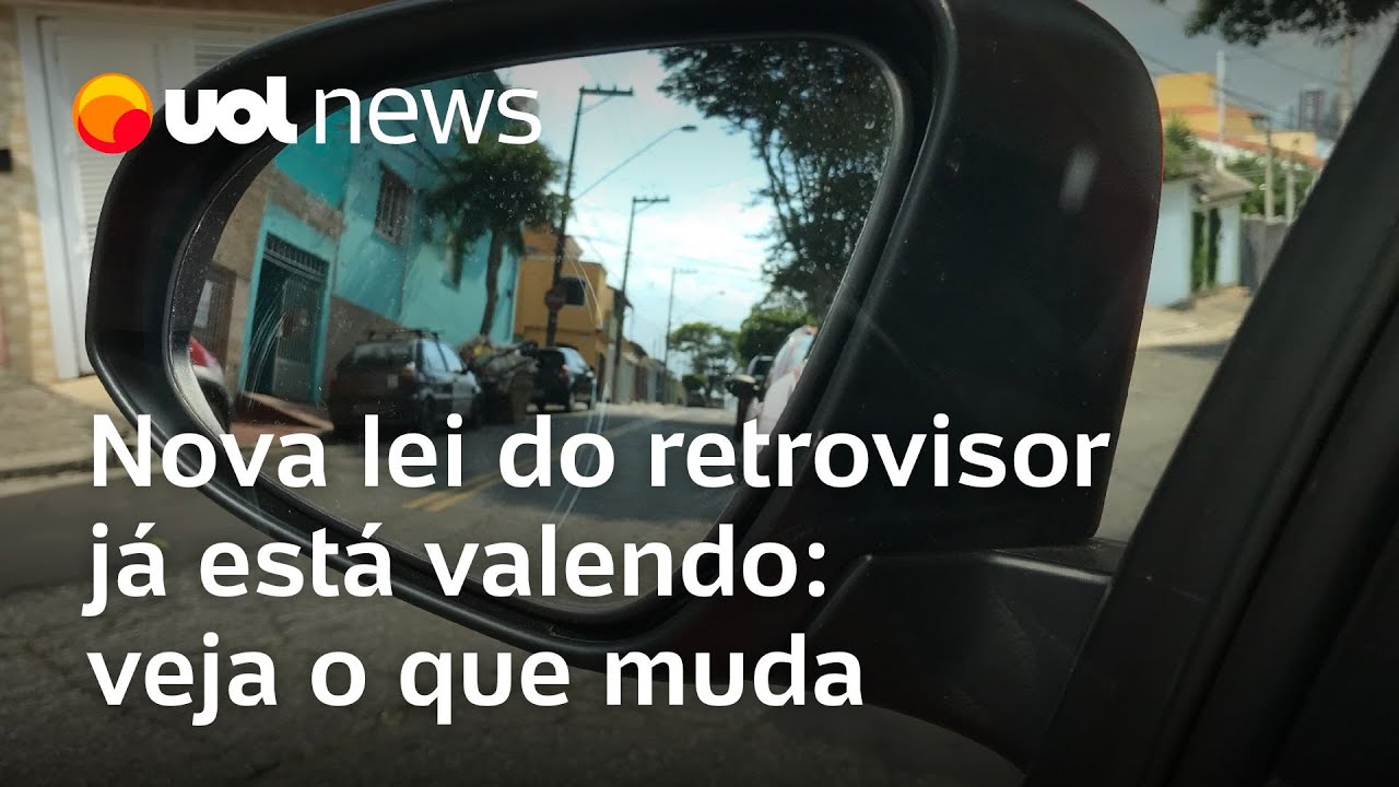 Nova lei do retrovisor já está valendo: veja o que muda para os motoristas