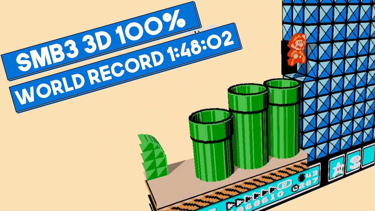 Super Mario Bros 3D 100% First World Record? 1:48:02