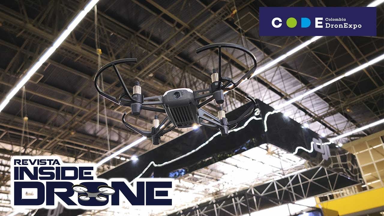 Revista Inside Drone presente en CODE Colombia Expo Drone 2018, desarrollado en Medell&iacute;n, Colombia.