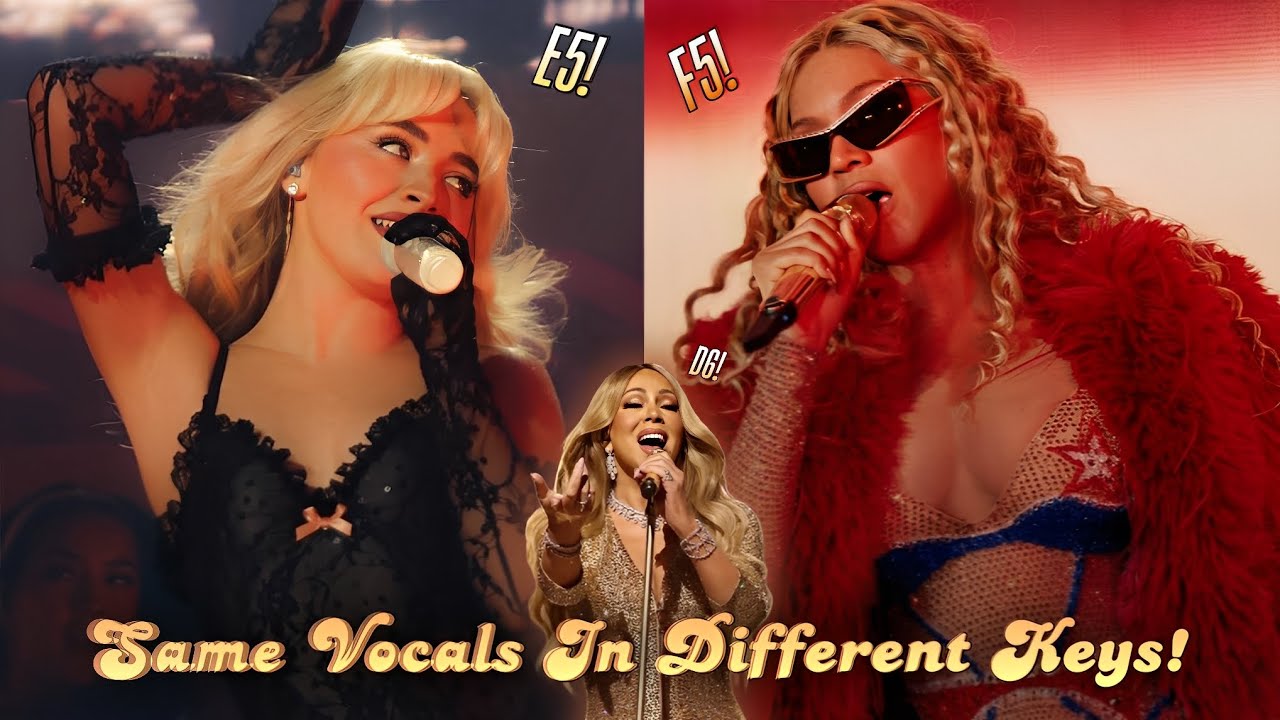 FAMOUS SINGERS | 2025 Same Vocal In Different Keys!! (G4 - D6)