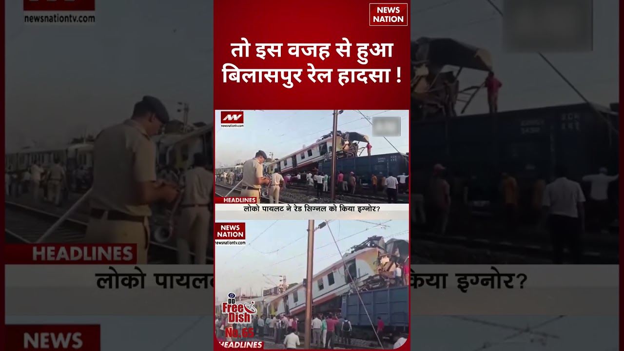 Bilaspur Train Accident Reason: हादसे की वजह ड्राइवर का Red Signal Ignore ? Korba Train|Chhattisgarh