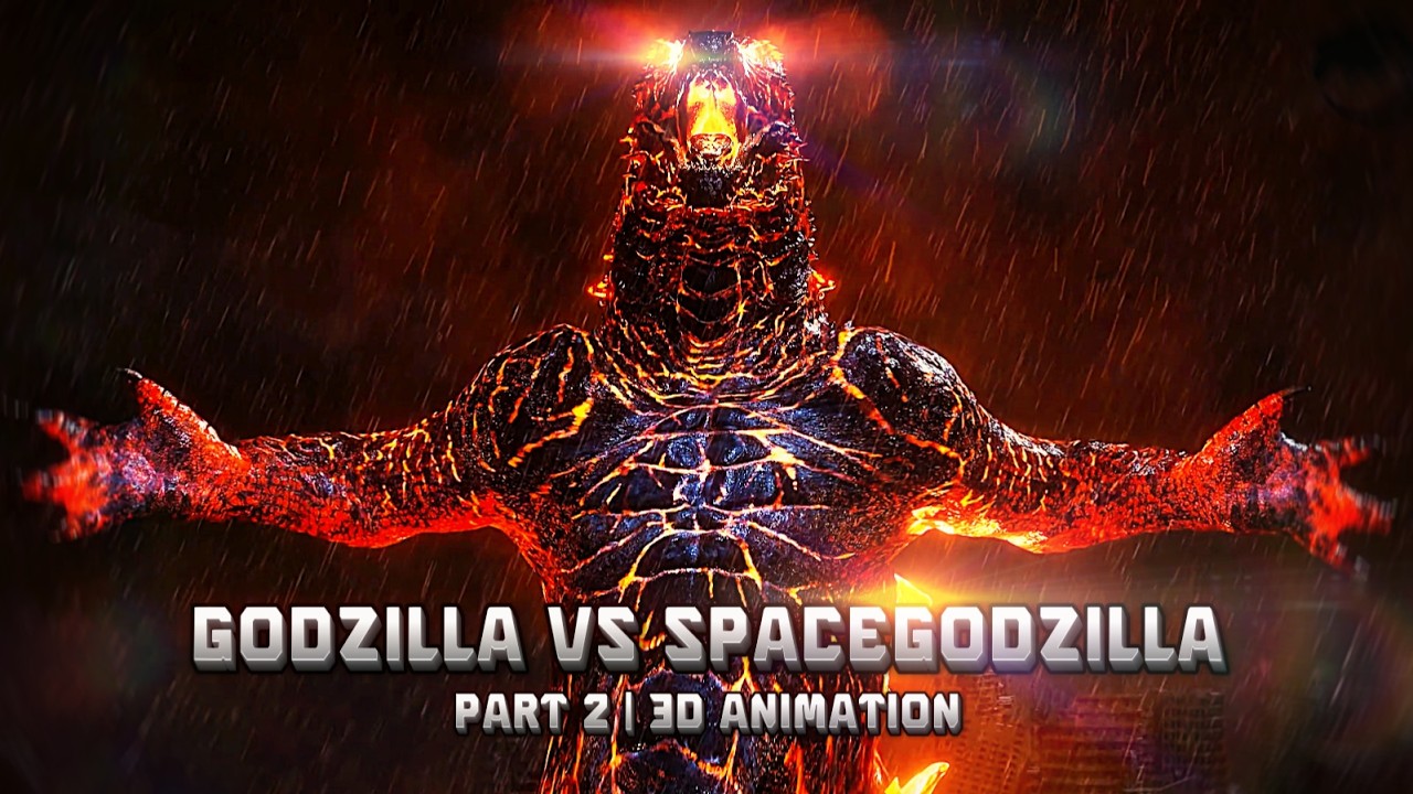 GODZILLA VS SPACE GODZILLA ft Gipsy Danger PART 1 & 2 | 3D Animation