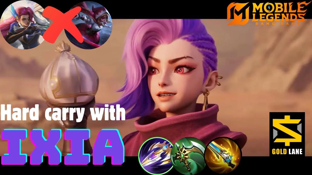 Ixia is the best Marksman for solo rank in MLBB. 