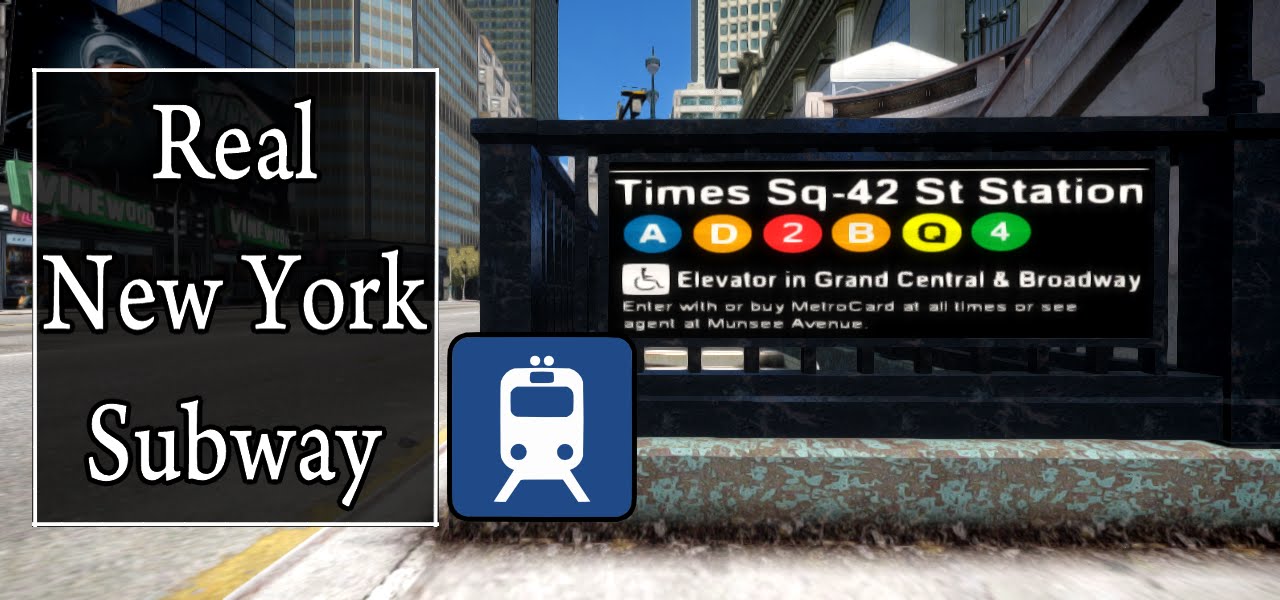 GTA IV. Real New York Subway