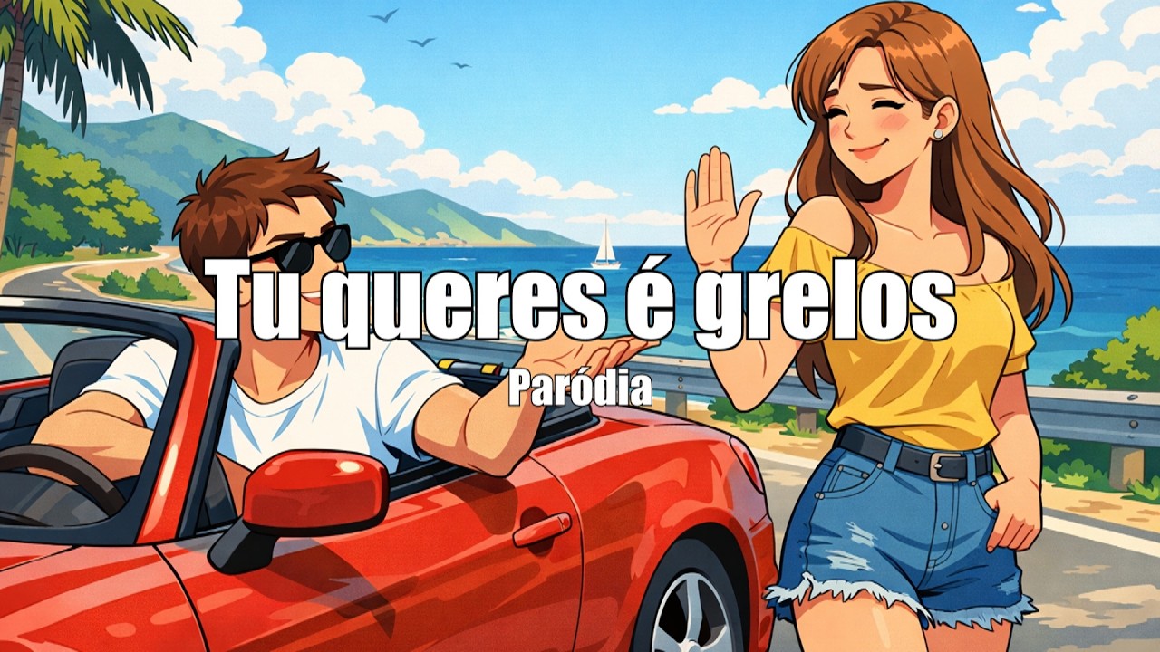 Tu queres é grelos | Paródia (AI Song) LYRIC VIDEO