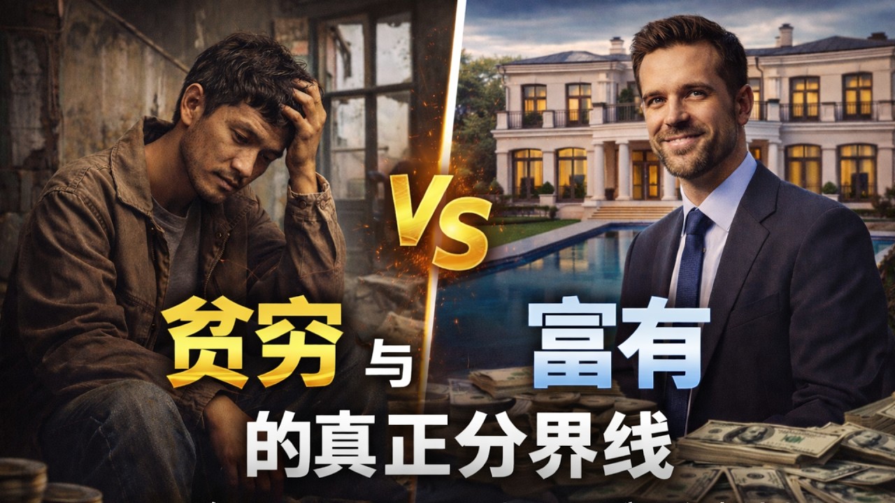 贫穷与富有的真正分界线｜从《The Psychology of Money》看行为差异