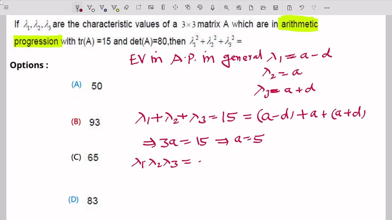properties of eigen values
