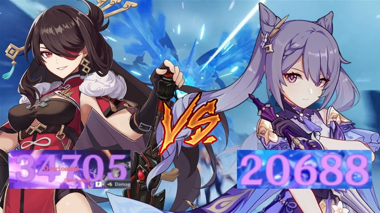 C0 Keqing vs C6 Beidou l Damage Comparison