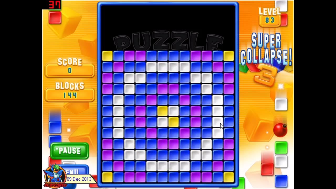 Super Collapse! 3 (2006, PC) - Puzzle 5 of 6: Levels 83~99 [720p50]