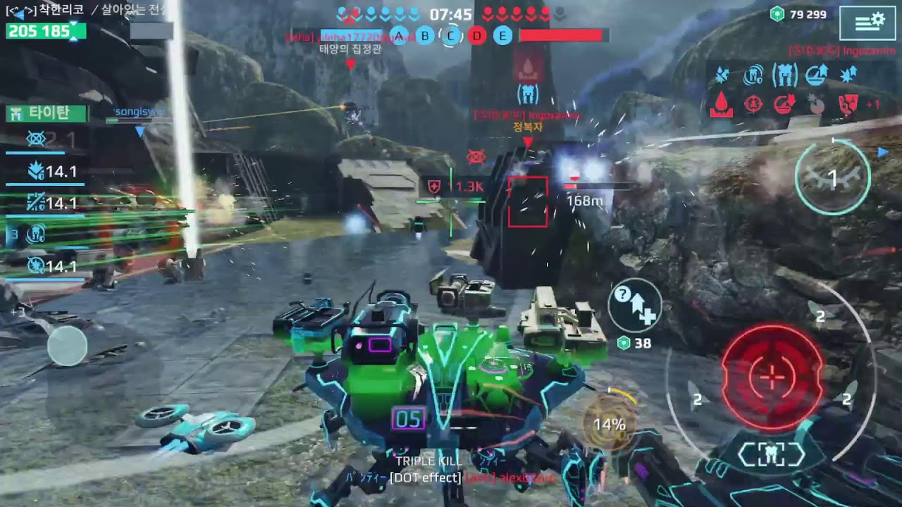 war robots 워로봇 꾸준히... 구독,좋아요 부탁합니다... 2.16