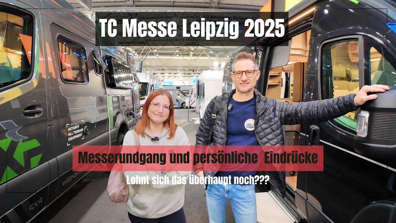 Touristik & Caravaning Messe Leipzig 2025,TC Leipzig, neue Knaus Kastenwagen, neue Gadgets, Rundgang