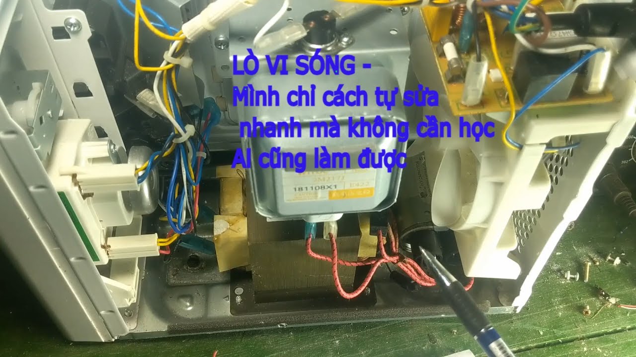 cách sửa lò vi sóng trong 5 phút, đủ các lỗi