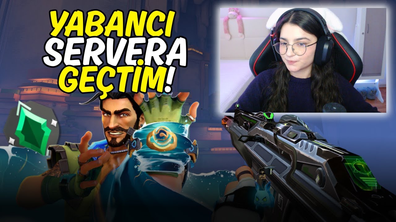 YABANCI SERVERA GEÇTİM! | Valorant Dereceli