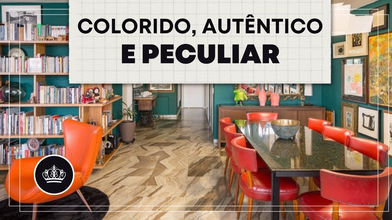 Apartamento COLORIDO, AUTÊNTICO e décor cheio de história!