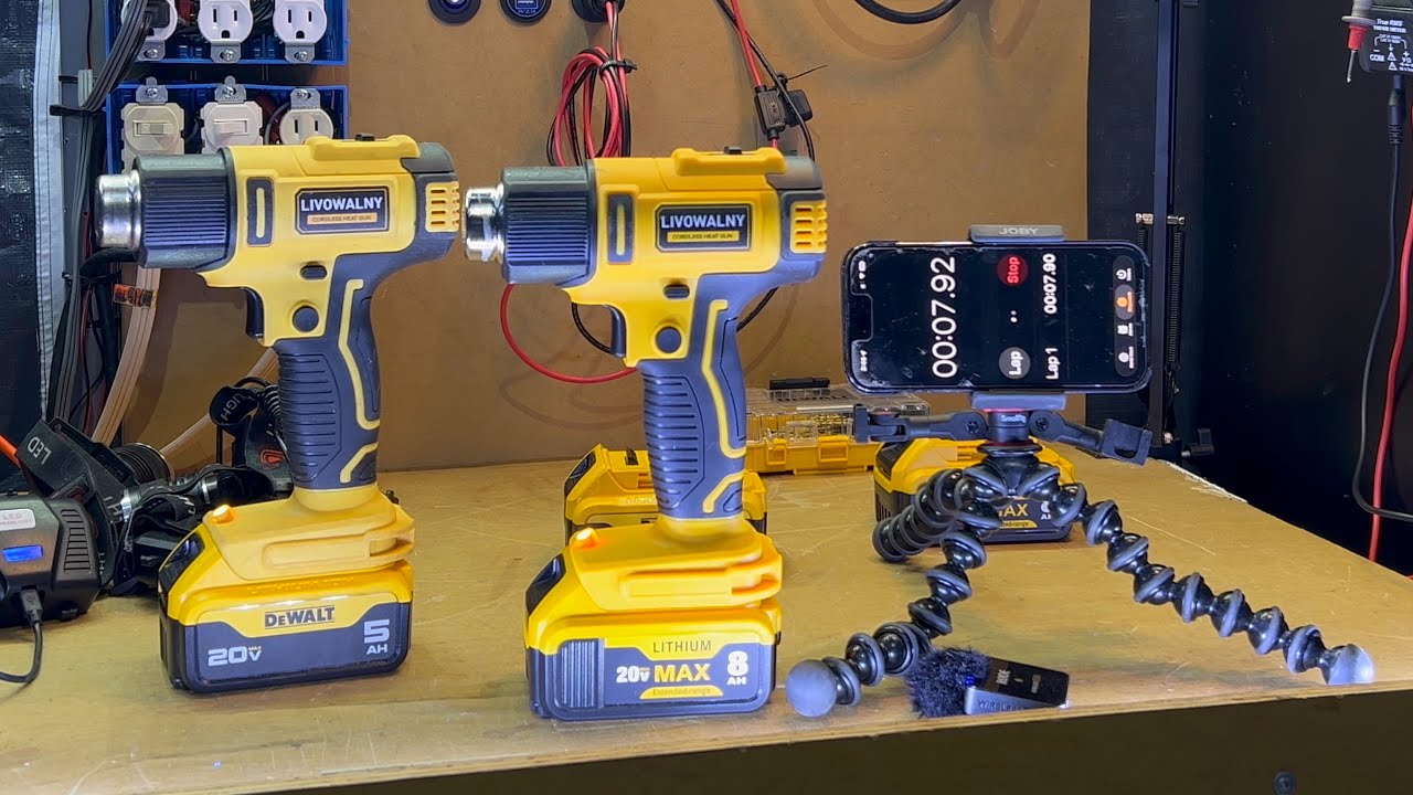 Dewalt vs Knockoff Contest, 5AH vs 8AH.