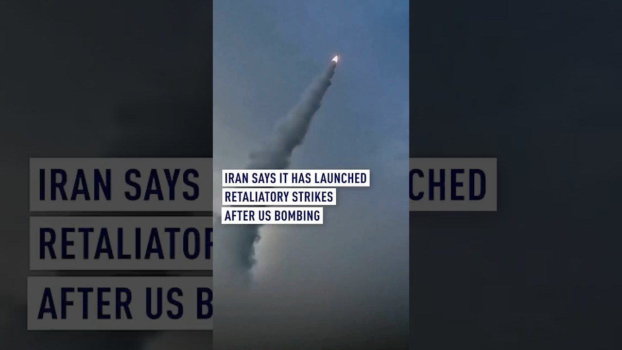 Iran says it has launched retaliatory strikes after US bombing