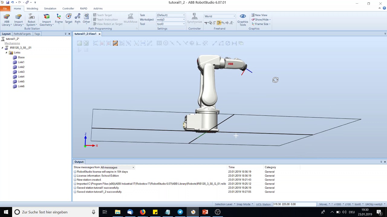 ABB RobotStudio Tutorial (German)