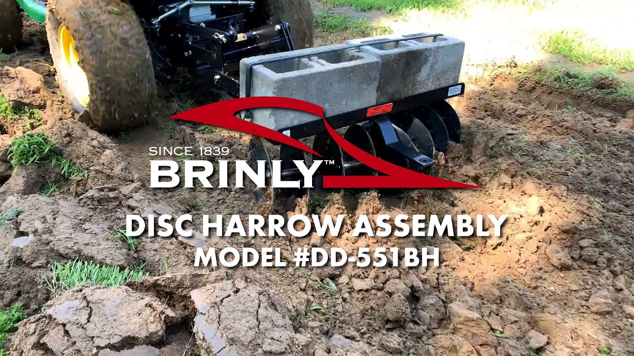 Brinly Disc Harrow Assembly Model# DD-551BH